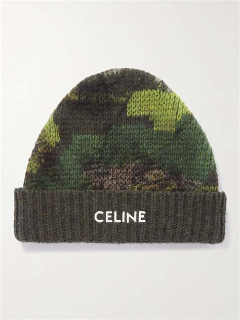 men's celine beanie|celine men's hat.